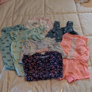 8 Pc Baby Girl Lot Size 3 months